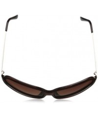 Oversized Women's R3158 Oversized Sunglasses - Brown - C411HJIVOY9 $36.24