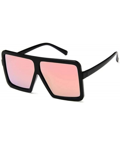 Square Fashion square oversized sunglasses - women - C4 - Black / Pink Mirror - CT18XN2UCL2 $18.38