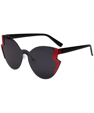 Sport Oversized Polarized Sunglasses REYO Protection - Black - CH18NX9OY6D $9.87
