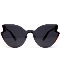 Sport Oversized Polarized Sunglasses REYO Protection - Black - CH18NX9OY6D $9.87