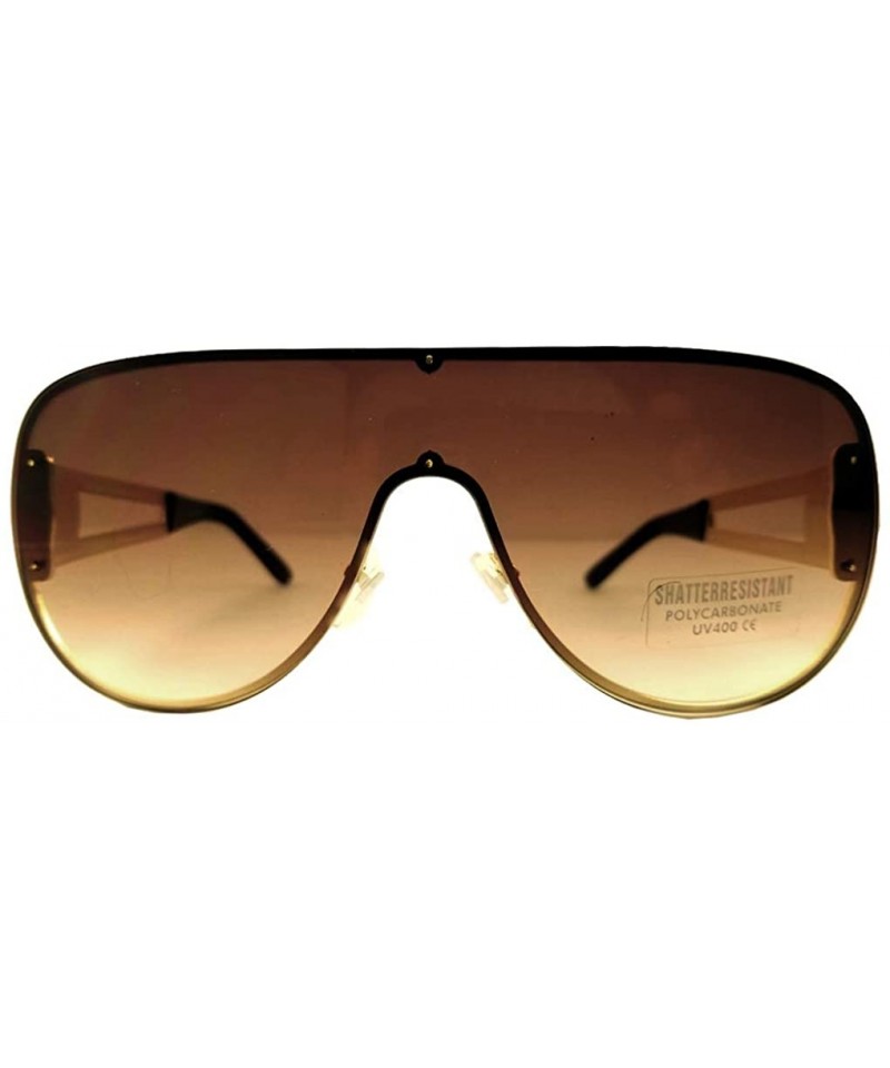 Cat Eye Cat Eye Frameless Sunglasses Vintage Mirrored Womens UV 400 - Smoke - CT197SWAXDI $23.98