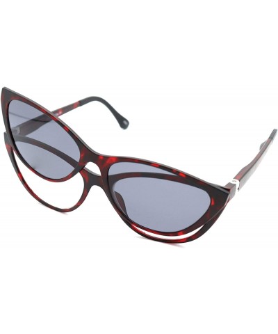 Square None Bifocal - Polarized Magnetic Clip on - Polarized Sunglasses New Arrived - CI18LNM2DGR $50.77