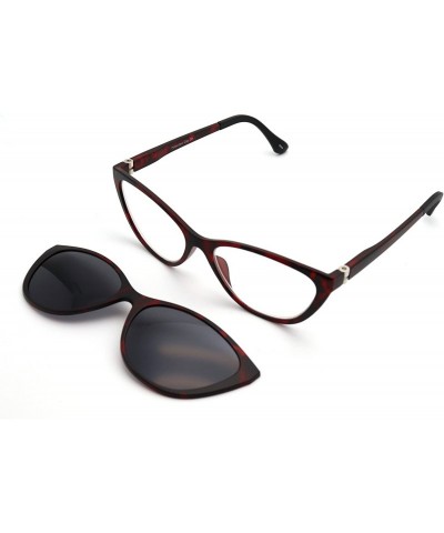 Square None Bifocal - Polarized Magnetic Clip on - Polarized Sunglasses New Arrived - CI18LNM2DGR $26.40