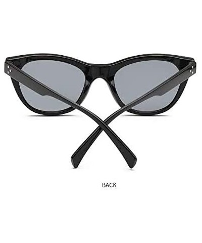 Square Retro uv Protection Sunglasses Women Big Frame Sunglasses Men Sunglasses (Black All Gray) - Black All Gray - CG190R35L...