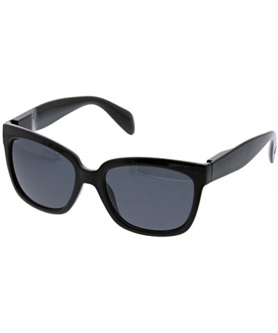 Square Women's Palmetto Square Reading Sunglasses - Black - 56 mm + 3 - CT18728SEIH $18.54