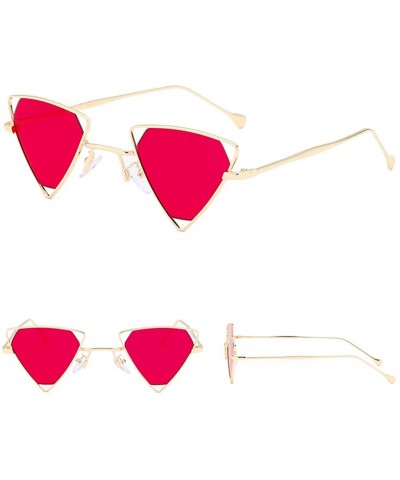 Sport Fashion Man Women Irregular Shape Sunglasses Vintage Retro Style - 5196a - CC18RT8ZM5E $12.65