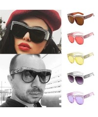 Sport Fashion Polarized Sunglasses for Women Men Classic Style 100% UV Protection Diamond Sunglasses (C) - C - CO18EK3WEHG $8.35