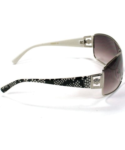 Shield Celebrity Inspired Shield Sunglasses For Women 3896 - White - CV11ERDP2MT $13.33