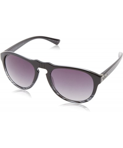 Sport Women's Round Sunglasses - Black Smoke Fade - CD11CK6W1PL $24.32