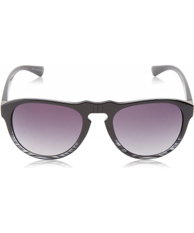 Sport Women's Round Sunglasses - Black Smoke Fade - CD11CK6W1PL $11.05