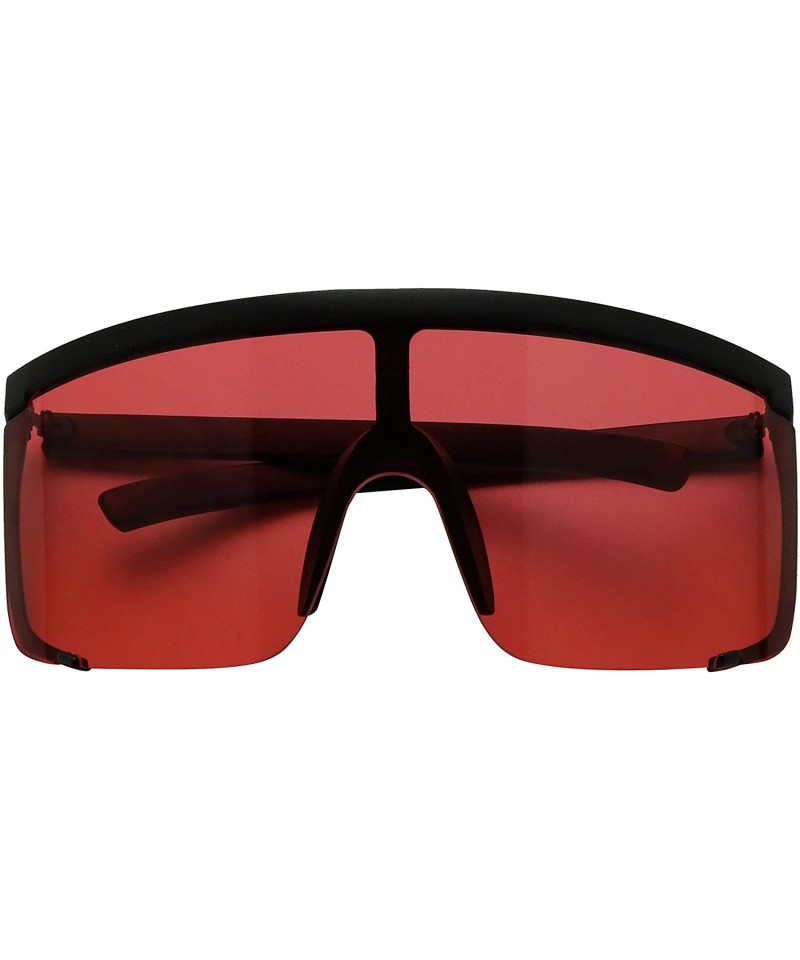 Rectangular Sunglasses Fashion Sunglasses For Men And Women Uv 400  Protective Frame Glasses (red Frame) | Fruugo NO