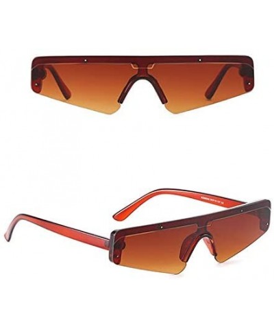 Cat Eye Cat Eye Sunglasses Color Mirror Lens Vintage Mod Style Retro Kurt Cobain Sunglasses - C2 Tea - CK18ND4Z5T8 $10.84