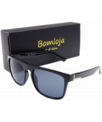 Sport A8717 Rectangle Sunglasses for Men Outdoor Sports UV400 Protection - Black Grey - CS18GO3QQS6 $9.87