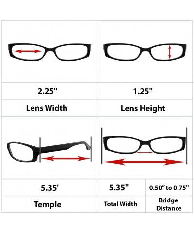 Square Reading Glasses Men Women Dura Tight - Single Purple - CV18CZG0Q8X $8.57