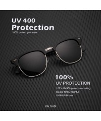 Sport Polarized Sunglasses for Men and Women Semi-Rimless Frame Driving Sun glasses 100% UV Blocking - CX18NX6LRZ6 $20.70
