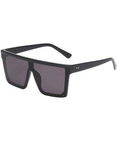 Goggle Unisex Fashion Eyewear Trend Unique Sunglasses Vintage Glasses - Multicolor E - CQ19746R285 $10.58