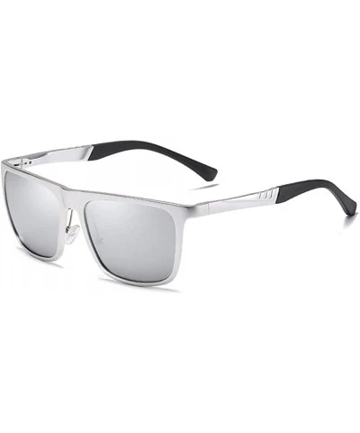 Rectangular Men Aluminum Magnesium Polarized Sunglasses Square Mirror for Driving Fishing Male Sun Glasses UV400 - CZ199HMDYI...