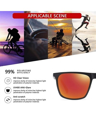 Rectangular Men Aluminum Magnesium Polarized Sunglasses Square Mirror for Driving Fishing Male Sun Glasses UV400 - CZ199HMDYI...