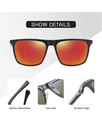 Rectangular Men Aluminum Magnesium Polarized Sunglasses Square Mirror for Driving Fishing Male Sun Glasses UV400 - CZ199HMDYI...