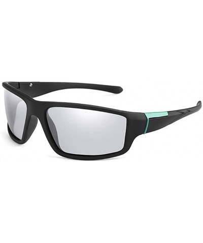 Rimless Photochromic Sunglasses Matte Unisex-Polarized Outdoor Goggles-Shade Glasses - D - C41905Y66RG $58.85