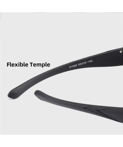 Rimless Photochromic Sunglasses Matte Unisex-Polarized Outdoor Goggles-Shade Glasses - D - C41905Y66RG $24.18