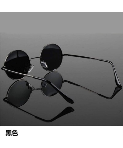 Oversized Retro Round Sunglasses Women Fashion Personality Glasses Men Eye Protection Polarized Oculos De Sol UV400 - CR199CX...
