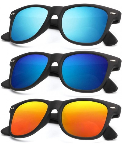 Square Unisex Polarized Retro Classic Trendy Stylish Sunglasses for Men Women Driving Sun glasses 100% UV Blocking - CA18NLWC...