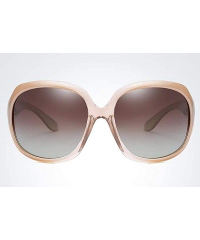 Oversized Women Classic Polarized Sunglasses Oversized Eyewear with Case UV400 Protection - C918X5HL528 $23.70