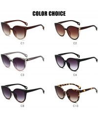 Cat Eye Sunglasses Cat Eye Women Men Sun Glasses Eyewear Eyeglasses Plastic Frame - C1 - CV18W8X0NZL $16.49