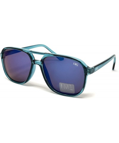 Rimless Unisex Women Men Fashion Sunglasses 100% UV Protection - See Shapes & Colors - Blue - CY18TOHO36I $26.53