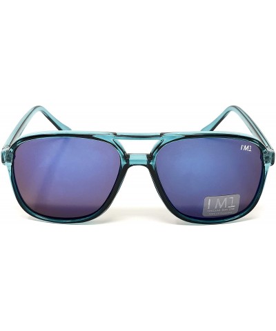 Rimless Unisex Women Men Fashion Sunglasses 100% UV Protection - See Shapes & Colors - Blue - CY18TOHO36I $13.44