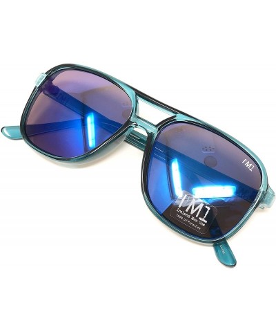 Rimless Unisex Women Men Fashion Sunglasses 100% UV Protection - See Shapes & Colors - Blue - CY18TOHO36I $13.44