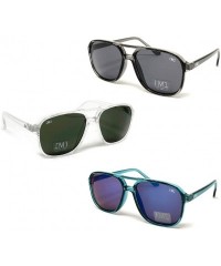 Rimless Unisex Women Men Fashion Sunglasses 100% UV Protection - See Shapes & Colors - Blue - CY18TOHO36I $13.44