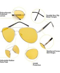 Oversized Unisex Polarized Night-Vision Glasses for Driving - Reduce Fatigue UV Protection - CF18TXA5ZO8 $27.27