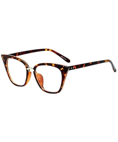Rimless New Fashion Vintage Cat Eye Sunglasses Retro Large Frame Eyewear Ladies Man - I - CT18SQZSOEG $17.52