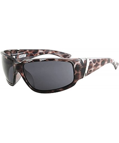 Sport Eyewear Polarized Barrel Sunglasses CLOSEOUT Leopard Tort - C0117ABBPDT $88.79