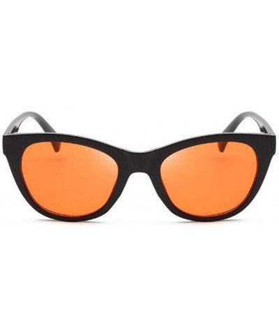 Square Retro uv Protection Sunglasses Women Big Frame Sunglasses Men Sunglasses (Black Transparent red) - C9190QZNCDY $7.50
