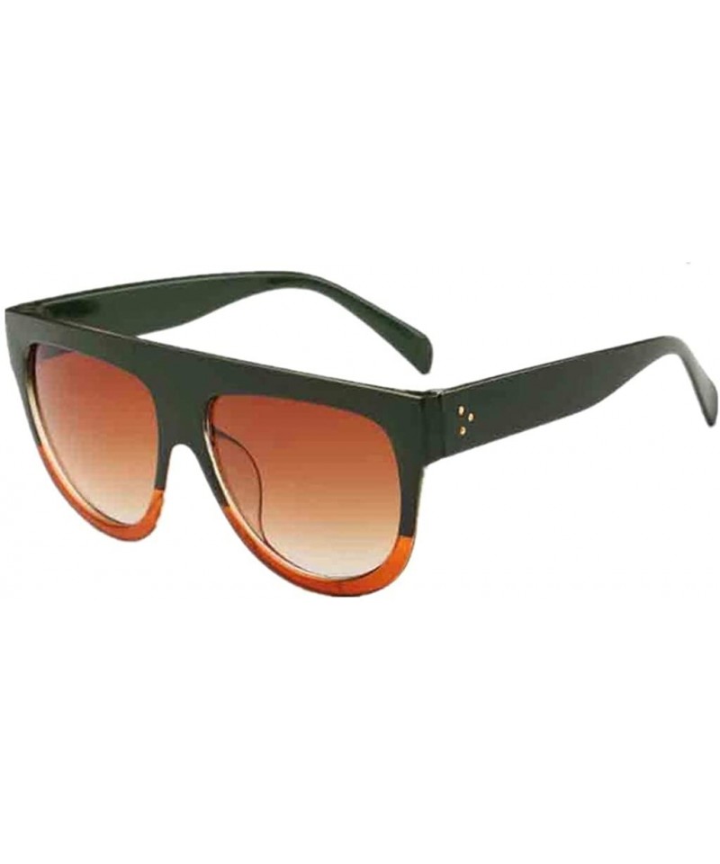 Square Men Women Square Vintage Mirrored Sunglasses Eyewear Outdoor Sports Fashion Sunglasses - D - CD18SMESTHG $7.81