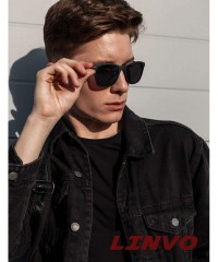 Rectangular Polarized Sunglasses for Men Driving Sun glasses Shades 80's Retro Style Brand Design Square - C118N7X3H7G $15.83