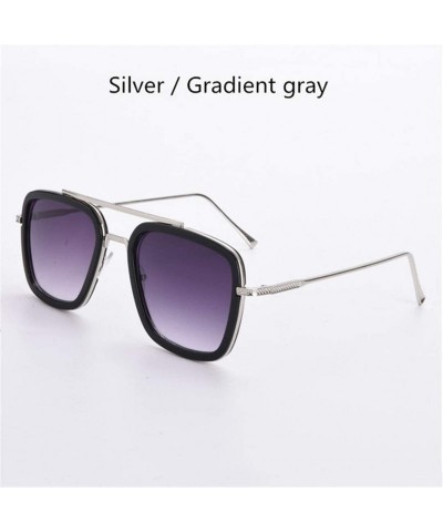 Oversized Sunglasses Men Square Driving Sun Glasses for Male Windproof Shades Women - Zss0002c2 - CM194OKY8UH $19.35