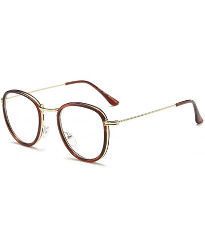 Rectangular Men Women Anti Blue Light Glasses - Round Eyeglasses Clear Lens Glasses Frame - C29-1 - C218CSSGRG8 $14.11