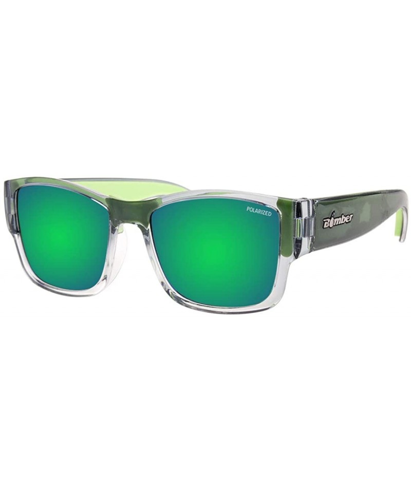 Wrap Frame Lens 4 base 54mm Sunglasses - 2-tone Smoke - CC11JJBIBVN $47.48