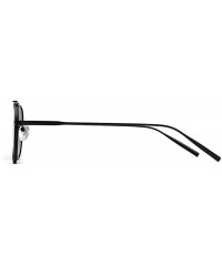 Round Fashion Ultralight Glasses Sunglasses Sunshade - Brown - C818QRG6OES $12.19