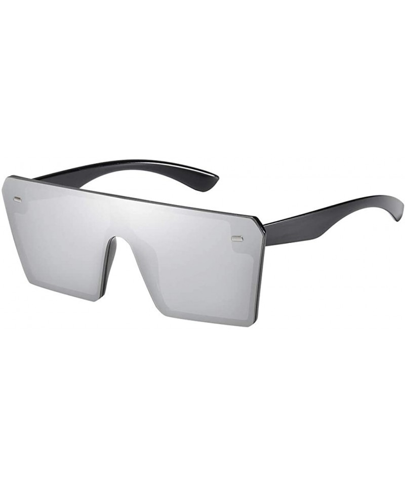 Square Oversized Square Sunglasses Vintage Retro Style Shades Glasses For Shooting Decor - G - CZ196YYI7CD $17.03