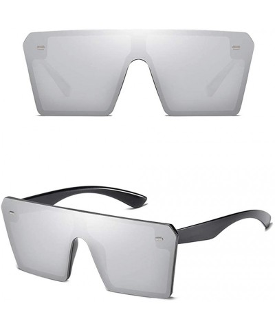 Square Oversized Square Sunglasses Vintage Retro Style Shades Glasses For Shooting Decor - G - CZ196YYI7CD $17.03