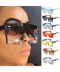 Square Oversized Square Sunglasses Vintage Retro Style Shades Glasses For Shooting Decor - G - CZ196YYI7CD $10.98