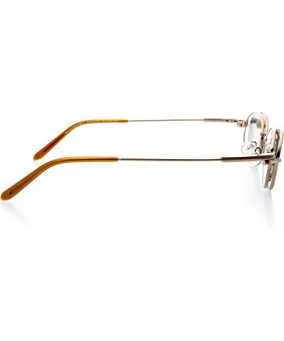 Oval Optical Eyewear - Oval Shape- Metal Full Rim Frame - for Women or Men Prescription Eyeglasses RX - CK18WG0MEK9 $21.07