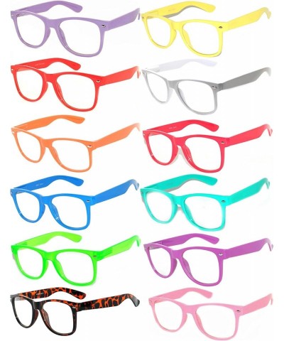 Sport Women's Men's Sunglasses Retro Clear Lens - Retro_clear_12_p_mix - CV18734IO95 $49.83