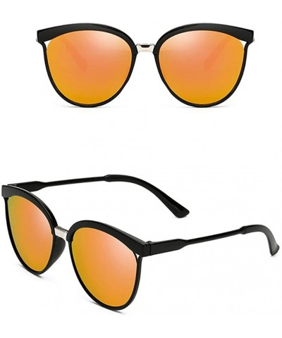 Cat Eye Cat Eye Fashion Sunglasses-Women's Polarized Sunglasses-OVERSIZED Lens Sturdy - H - CI1905YHTIU $58.08