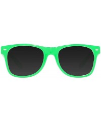 Square Horn-Rimmed Tint Sunglasses - Green - CP12NUMW1BT $10.77